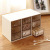 Creative Plastic Transparent Jewelry Storage Box Nine-Grid Drawer Cosmetic Jewelry Box Korean Fashion Dustproof Organizing Box
