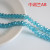 Fashion New Accessories Accessories Crystal Transfer Beads Wheel Beads 8mm Flat Beads AB Color about 70 Pieces Whole String