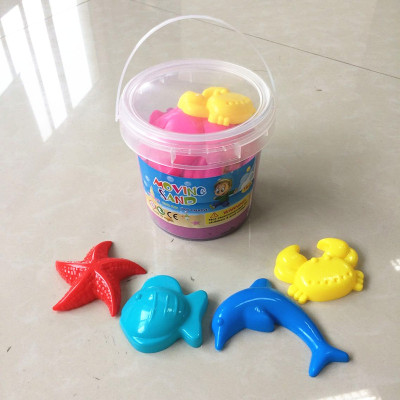 Factory Direct Sales Barreled Space Colorful Sand Children's Puzzle Magic Mars Sand Toy EN71 Standard