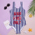 One-Piece Swimsuit for Children Striped Letters Foreign Trade 2020 New Girls Slim Looking Belly Covering Bathing Suit