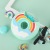Donut Water Bottle with Straw for Kids,BPA Free Tritan Spill Proof Toddler Drink Bottle with Shoulder Strap for Outdoor 