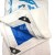 PE New Material Plastic White Blue Tarpaulin Rain Cloth with Logo Customizable Size Color Weight
