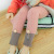 2020 New Versatile Contrast Color Children's Leggings Korean Girls Cropped Leggings Spring and Autumn Fungus Side Long Pants