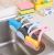 Sink Draining Rack Kitchen Multifunctional Sink Suction Cup Draining Basket Storage Rack Sponge Hanging Bag Plastic