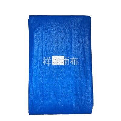 PE New Plastic Tarpaulin Rainproof Cloth Blue and White Acceptable Custom Size Color Weight