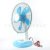 New  New Household Solar Dual-Purpose Electric Fan Five-Leaf Night Market Outdoor Camping Desk Fan 12V DC AC Electric Fan