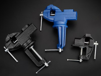 60mm Blue Clamp-on Bench Vise