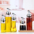 Household Kitchen Utensils Complete Collection of Glass Bottle Oiler Seasoning Oil Salt Sauce Vinegar Full Set