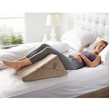 Backrest Wedge Bed Rest Pillow, Adjustable Back Rest Cushion