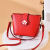 Solid Color Large Capacity Women's Bag New Fresh Fashionable Handbag Shoulder Crossbody Shoulder Bag Wholesale