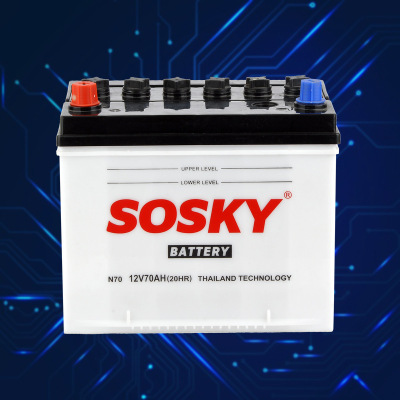 New  Sosky Dry Charge Car Starting Battery Ups Forklift Marine Battery Energy Storage Solar Wind Energy Battery