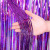 Factory Direct Laser Tinsel Curtain Wedding Birthday Party Background Wall Decorative Tassels Rain Silk Door Curtain Laser Pet