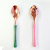 Internet Celebrity Coffee Spoon Dessert Spoon Nordic Alloy Short Handle Stirring Spoon Spoon Household