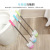 Factory Direct Sales Stainless Steel round Handle Toilet Brush Cleaning Ball Toilet Brush Toilet Brush Large round Long Handle Toilet Brush