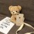 Bag Female New Cartoon Cute Animal Plush Bag Shoulder Crossbody Bag Female Teddy Bear Mobile Phone Bag Wholesale