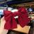 Internet Celebrity Ins Big Bow Hair Clip Head Clip Korean Hair Accessories Red Hairpin Headdress Girl Oversized Side Clip