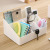 Simple Dormitory and Living Room Desktop Makeup Storage Box Plastic Office Organizing Box Multifunctional Storage