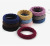 Thick High Elastic Jacquard Towel Ring Seamless Durable Hair Rope Hair Rope Rubber Band Leather Cover Hair Ring