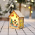 Cross-Border Christmas Small House Wooden Lights Snow House Christmas Tree Pendant Ornament Props Santa Claus Gift