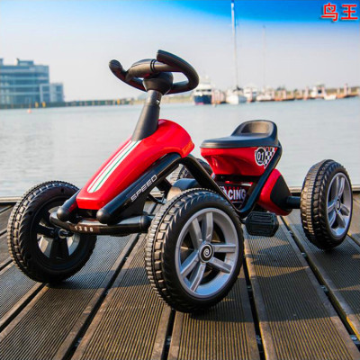 Children's Go-Kart Four-Wheel Pedal Bicycle Men's and Women's Baby Child Sitting Sports Educational Fitness Children's