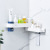 Factory Direct Sales Creative Multi-Layer Bathroom Rotating Rack Multi-Function Perforated-Free Household Storage Rack