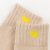 Wool Socks Warm Mid-Calf Length Socks Female with Hearts Pure Cotton Socks Factory Floor Angora Wool Socks Stall