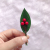 Christmas Leaves Red Fruit Christmas Hairpin Headdress Accessories Cake Baking  Envelope Card Gift Box Decoration