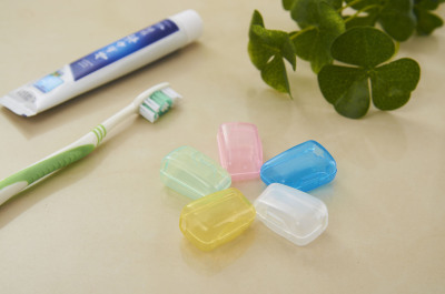 Single Portable Toothbrush Head Cover Travel Wash Toothbrush Box Toothbrush Head Protective Cover Sanitary Dustproof