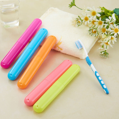 019 Travel Portable Toothbrush Box Toothbrush Case Sanitary Toothbrush Holder Tooth Set Box Dustproof and Sanitary