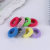 Manufacturers Supply Monochrome Hair Band High Elasticity Towel Ring Fashion Hair Rope Hair Rope Gift Small Gift Hair Accessories