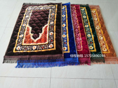 Flannel Sewing Prayer Mat Worship Blanket Muslim Prayer Mat Kneeling Blanket 80 * 120cm