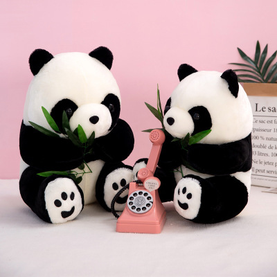 Factory Wholesale Large Cute Giant Panda Sitting Style Ragdoll Female Cute Doll Puppet Big Bear Plush Toy