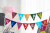 Birthday Party Decoration Colorful Flag Triangle Flag Customized Birthday Arrangement Banner Garland