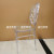 Hotel Banquet Hall Acrylic Bamboo Chair Banquet Center Theme Wedding Dining Chair Outdoor Transparent Crystal Chair