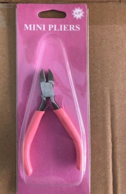 Pink Handle Hand Jewelry Processing Pliers Beaded Cutting Mini Circlip Plier DIY Manual Pliers Card Insertion Combination