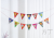 Birthday Party Decoration Colorful Flag Triangle Flag Customized Birthday Arrangement Banner Garland