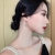 G-Shaped Earrings Light Luxury High-Grade Earrings New Trendy Korean Online Influencer Refined Female 925 Silver Stud Rhinestone-Encrusted Earrings