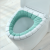 New Toilet Seat Cushion Knitted Thickened Toilet Seat Contrast Color Universal Thickened Home Toilet Seat Cover without Handle