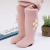 2020 Winter New Children's Pantyhose Leggings Fleece-Lined Warm Double Bow Korean Style Factory Direct Sales