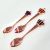 Internet Celebrity Coffee Spoon Dessert Spoon Nordic Alloy Short Handle Stirring Spoon Spoon Household