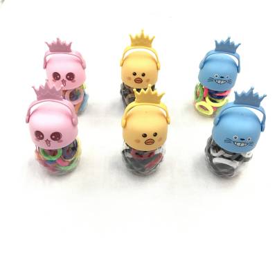 Factory Direct Sales Children's Colorful Strong Braid Rubber Band Head Ring Bunny Box