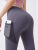 Peach Hip Raise Fitness Pants Thin Quick-Drying Stretch Sports Leggings Mesh Side Pocket Running Base Yoga Pants