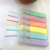 Mini Macaron Light Highlighter Eye Protection Candy Color 6-Color Set Fluorescent Mark Marker Pen
