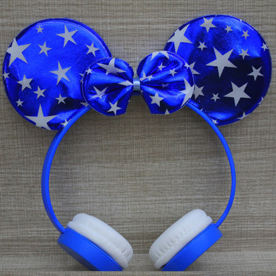New Glowing Creative Cartoon Shaped Horn Mickey Headset Universal Gift with Controller Phone Headset.