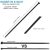 Cable Zipper Ties Heavy 8Inch High-Grade Plastic Ties 50 Pounds Tensile Strength Self-Locking Black Nylon Ties