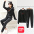 Super Soft Suit Sports Pants Female Autumn and Winter Fleece Lined Comfortable Outerwear Cotton Pants High-Waisted Loose Tappered Warm Casual Pants