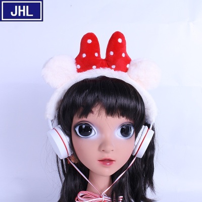 Internet Hot New Cute Fashion Minnie Headset Children's Headset Wired Earphone Gift Customization Cross-Border Hot.