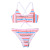 Split Swimsuit Striped Girl Bikini European and American Foreign Trade Swimsuit Bikini Wholesale