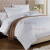 Hotel Hotel Bed Linen White Satin Cotton Four-Piece Set Customizable