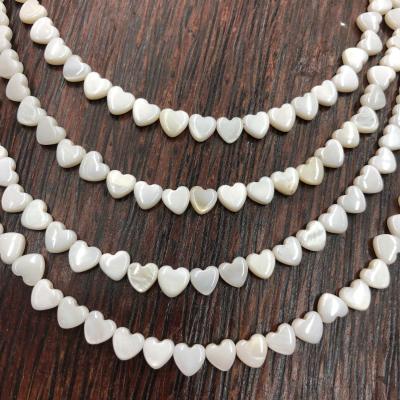 DIY Material Shell Accessories Freshwater Shell Natural Shell Horizontal Hole Love Heart